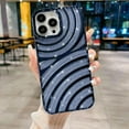 thumbnail image 1 of Compatible with iPhone 14 Pro Max Case 6.7 Inch, Cute 3D Design Planting Water Ripple Case, Bling Sparkle Case for Women Girls, Soft Silicone Shockproof Camera Protective Back Cover-Blue, 1 of 15