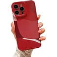 thumbnail image 1 of Compatible with iPhone 14 Pro Max Case 6.7 Inch, Cute Aesthetic Pattern Camera Lens Protective Soft Shockproof Phone Case for iPhone 14 Pro Max for Women Girl Red, 1 of 7