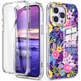thumbnail image 1 of Compatible for iPhone 14 Pro Max Case 6.7 inch (2022 Release), Slim Full-Body Stylish Shockproof Protective Rugged TPU iPhone 14 Pro Max ​Case with Built-in Screen Protector, 1 of 6