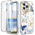thumbnail image 1 of Compatible for iPhone 14 Pro Max Case 6.7 inch (2022 Release), Slim Full-Body Stylish Shockproof Protective Rugged TPU iPhone 14 Pro Max ​Case with Built-in Screen Protector, 1 of 6