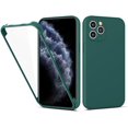 thumbnail image 1 of Compatible with iPhone 14 Pro Max Case with Built-in Screen Protector & Camera Lens Protector Anti-Scratch 360 Degree Slim Stylish Full Rugged Phone Cover Green, 1 of 9
