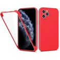thumbnail image 1 of Compatible with iPhone 14 Pro Max Case with Built-in Screen Protector & Camera Lens Protector Anti-Scratch 360 Degree Slim Stylish Full Rugged Phone Cover Red, 1 of 9
