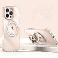 thumbnail image 1 of Compatible with iPhone 14 Pro Max Case with Invisible Magnetic 360°Ring Stand, Compatible with MagSafe, Great Grip Feeling, Anti-Slip, Drop-Proof and Protective Cover, Translucent Matte Case, Bronze, 1 of 5