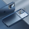thumbnail image 1 of Compatible for iPhone 14 Pro Max Case with Kickstand, Slim Translucent Matte Back Shockproof Anti-Slip Drop Protective Cover Camera Protection Case for Women Girls, 1 of 8