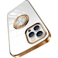 thumbnail image 1 of Compatible with iPhone 14 Pro Max Case with Ring Holder Silicone Protective Cover Magnetic Kickstand Shockproof Folding iPhone14 ProMax Case Soft TPU Bumper, 1 of 18