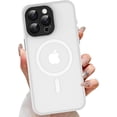 thumbnail image 1 of Compatible with iPhone 14 Pro Max Clear Case with Camera Lens Protector,Full Protection Electroplate Magnetic Case Compatible with MagSafe Anti-Scratch Case for iPhone 14 Pro Max Black, 1 of 16
