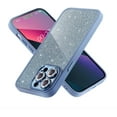 thumbnail image 1 of Compatible with iPhone 14 Pro Max Glitter Bling Clear Case, Cute Soft Silicone Shockproof Case for Women Girls Plating Full Camera Protector Back Cover for iPhone 14 Pro Max 6.7'' Blue, 1 of 11