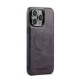 thumbnail image 1 of Compatible with iPhone 14 Pro Max Magnetic Case, Classic Premium PU Leather TPU Hybrid MagSafe Ultra Slim Protective Skin Friendly Shockproof Phone Case Cover for iPhone 14 Pro Max, Purple, 1 of 5