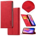 thumbnail image 1 of Compatible with iPhone 14 Pro Wallet Case, PU Leather Flip Folio Case with Card Holders RFID Blocking Kickstand [Shockproof TPU Inner Shell] Phone Cover For iPhone 14 Pro, Red, 1 of 11