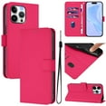 thumbnail image 1 of Compatible with iPhone 14 Pro Wallet Case with RFID Blocking Credit Card Holder, PU Leather Folio Flip Kickstand Protective Shockproof Anti-fall Phone Case Cover Women Men,Rose, 1 of 11