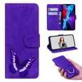 thumbnail image 1 of Compatible with iPhone 14 Wallet Case, PU Leather Butterfly Design for Women for Girls Protective Leather Case with Kickstand and Card Slots for iPhone 14, Purple, 1 of 5