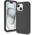 thumbnail image 1 of Compatible with iPhone 15 Case 6.1 Inch, iPhone 14 Case, Heavy Duty Defender 3-Layer Rugged Shockproof Drop Protective Cover Phone Cases Both for iPhone 13/14/15 (Black), 1 of 14