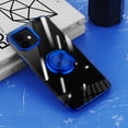 thumbnail image 1 of Compatible with iPhone 15 Case Clear Shockproof Silicone Phone Cases with Ring Holder,[Supports Magnetic Car Mount] Magnetic 360 Rotation Kickstand Thin Soft TPU Protective Cover,Blue, 1 of 10