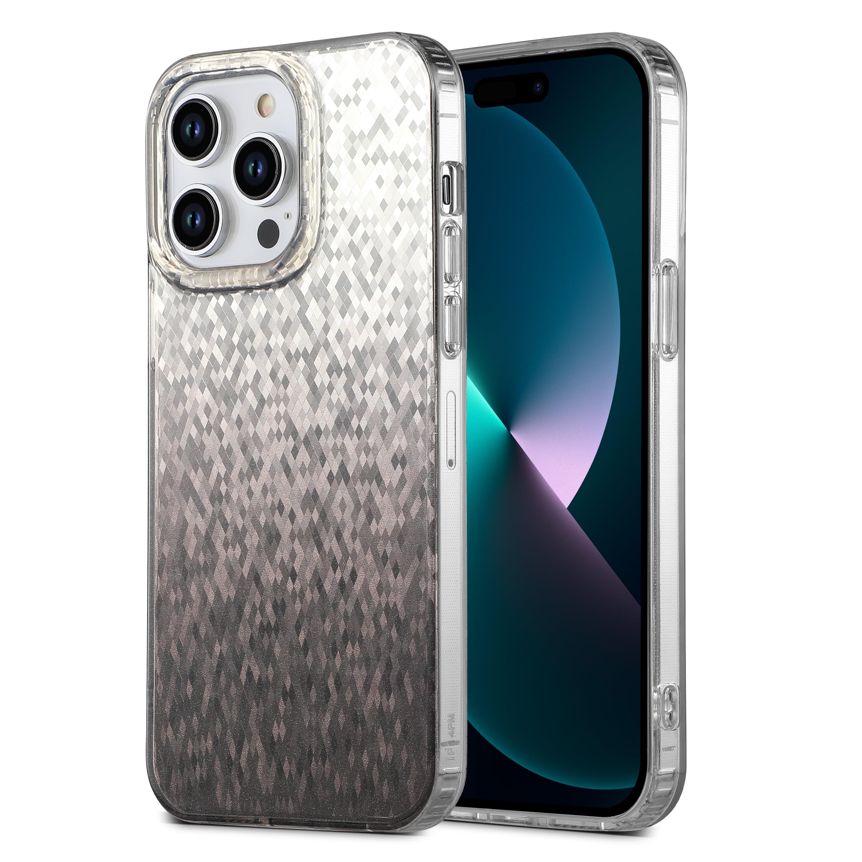 Compatible for iPhone 15 Case, Gradient Glitter Sparkly Shiny Bling