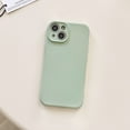 thumbnail image 1 of Compatible for iPhone 15 Case, Slim Liquid Silicone Full Covered Soft TPU Gel Rubber Shockproof Protective Cover with Anti-Scratch Microfiber Lining for iPhone 15 Phone Case, Grassgreen, 1 of 11