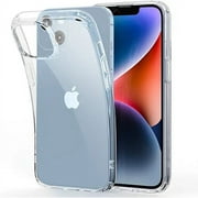 Entronix Clear Case for iPhone 15, Shockproof Slim Fit Transparent Hard Cover