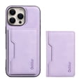 thumbnail image 1 of Compatible with iPhone 15 Magnetic Detachable Wallet Case with Card Slots RFID Blocking for Women Men, Double Magnetic Clasp Kickstand Shockproof PU Leather Phone Case,Purple, 1 of 8