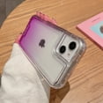 thumbnail image 1 of Compatible with iPhone 15 Plus Case, 2 in 1 Hybrid Rugged Hard PC+Soft Silicone Bumper Slim Rugged Anti-Scratch Shockproof Gradient Color Phone Case Women Girls for iPhone 15 Plus,Purple, 1 of 1