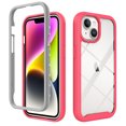 thumbnail image 1 of Compatible with iPhone 15 Plus Case Clear, Heavy Duty Dual Layer Shockproof Protection Transparent Women Men [Never Yellowing] [Military Grade Anti-Drop] Hard PC Back Phone Cover,Pink, 1 of 7