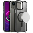 thumbnail image 1 of Compatible with iPhone 15 Plus Case Magnetic,[Compatible with MagSafe],Matte Translucent Shockproof Cover Phone Case for iPhone 15 Plus Case Clear,Silicone Case for iPhone 15 Plus 6.7 Inch Case, 1 of 15