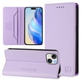 thumbnail image 1 of Compatible with iPhone 15 Plus Wallet Case, PU Leather Flip Case with RFID Blocking Card Slots, Kickstand Slim Fit Magnetic Wireless Charging Phone Cover for iPhone 15 Plus, Purple, 1 of 11