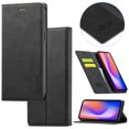 thumbnail image 1 of Compatible with iPhone 15 Plus Wallet Case, PU Leather Flip Folio Case with Card Holders RFID Blocking Kickstand [Shockproof TPU Inner Shell] Phone Cover For iPhone 15 Plus, Black, 1 of 11