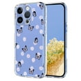 thumbnail image 1 of Compatible with iPhone 15 Pro Case Clear with Flower Design, Cute Soft Silicone TPU Floral Aesthetic Women Girls Transparent Protective Shockproof Anti-Scratch Anti-Yellow Phone Cover, C, 1 of 9