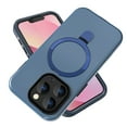 thumbnail image 1 of Compatible with iPhone 15 Pro Case, Phone Case iPhone 15 Pro with Magsafe, Ring Holder Kickstand Shockproof Gel Rubber Soft Bumper Microfiber Lining Magnetic Protective Cover, Blue, 1 of 7