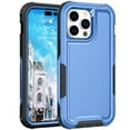 thumbnail image 1 of Compatible with iPhone 15 Pro Case, Shockproof Heavy Duty Dual Layer Outdoor Military Drop Protection Dustproof Armor Cover Hybrid Rugged Sports Matte Phone Case for iPhone 15 Pro, Blue, 1 of 6