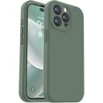 thumbnail image 1 of Compatible with iPhone 15 Pro Case, Upgrade Defender Liquid Silicone, [Enhanced Camera Protection] [Soft Anti-Scratch Microfiber Lining] Shockproof Phone Case iPhone 15 Pro 6.1 inch - Cypress, 1 of 14