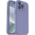 thumbnail image 1 of Compatible with iPhone 15 Pro Case, Upgrade Liquid Silicone, [Enhanced Camera Protection] [Soft Anti-Scratch Microfiber Lining] Shockproof Phone Case iPhone 15 Pro 6.1 inch - Lavender Grey, 1 of 14