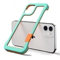 thumbnail image 1 of Compatible with iPhone 15 Pro Max Bumper Frame Case Frameless Cooling Heat Dissipation No Backplate Protection Fashion Shockproof Cover for Girls Women Man Blue, 1 of 14