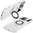 thumbnail image 1 of Compatible with iPhone 15 Pro Max Case with Ring Holder Kickstand, Compatible with Magsafe, Military Grade Slim Phone Cover Magnetic Case Shockproof Protective Case Cover for Women Men White, 1 of 10