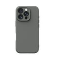 thumbnail image 1 of Compatible for iPhone 15 Pro Max Case, Slim Liquid Silicone Full Covered Soft TPU Gel Rubber Shockproof Protective Cover with Anti-Scratch Microfiber Lining for iPhone 15 Pro Max Phone Case, Gray, 1 of 8