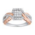thumbnail image 1 of Blush Entwine 0.65 Ct 10K Gold Diamond Ring, 1 of 4