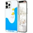 thumbnail image 1 of Compatible with iPhone 15 Pro Max Liquid Case Cute Funny Cartoon Moving Water Duck Quicksand Flowing Floating Waterfall Protective Cover Soft Silicone Rubber Case Blue, 1 of 9