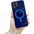 thumbnail image 1 of Compatible with iPhone 15 Pro Max Magnetic Case, Soft TPU Luminous Case Glow in The Dark Shockproof Protective Phone Case Camera Lens Protector Cover Support Wireless Charger, 1 of 8
