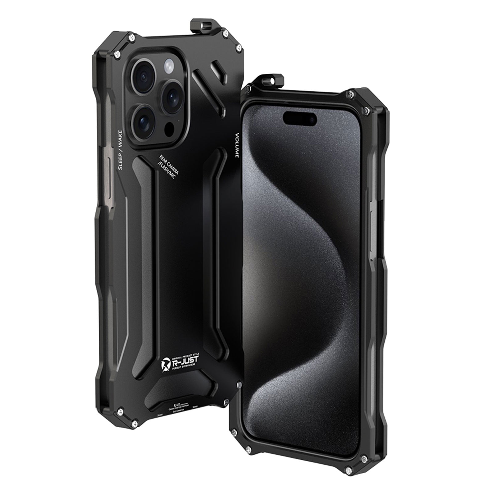 Compatible with iPhone 15 Pro Max Metal Case, Heavy Duty Rugged Military Grade Aluminum Metal Bumper Shockproof Anti-Scratch Drop Protection Phone ... Compatible with iPhone 15 Pro Max Metal Case, Heavy Duty Rugged Military Grade Aluminum Metal Bumper Shockproof Anti-Scratch Drop Protection Phone ...