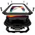 thumbnail image 1 of Compatible with iPhone 15 Pro max Case Heavy Duty Protection Dustproof Built in Screen Protector Rugged Stand 360 Full Body Military Grade Metal Bumper Phone Cases  (Black 2023), 1 of 12