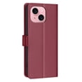 thumbnail image 1 of Compatible With iPhone 15 Wallet Case,PU Leather Flip Folding Kickstand,With [RFID Blocking] Card Holder,Magnetic Closure,Shockproof Anti-fall Rugged Phone Case Cover,Red, 1 of 9