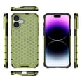 thumbnail image 1 of Compatible with iPhone 16 Case, Heavy Duty Protection Military Grade Shockproof Hybrid Rubber Translucent Anti-Scratch Grip Rugged Slim Anti-Yellowing Cover Wireless Charging,Green, 1 of 6