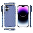 thumbnail image 1 of Compatible with iPhone 16 Case, Heavy Duty Protection Military Grade Shockproof Hybrid Rubber Translucent Anti-Scratch Grip Rugged Slim Anti-Yellowing Cover Wireless Charging,Blue, 1 of 6
