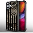 thumbnail image 1 of Compatible with iPhone 16 Plus Case, Camouflage Flag Ultimate Protection: Back+Soft Silicone Acrylic TPU Design for Shockproof Fall Prevention Case for iPhone 16 Plus, 1 of 6