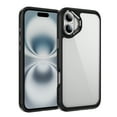 thumbnail image 1 of Compatible with iPhone 16 Plus Clear Phone Case,Drop Protection Anti-fall Rugged Heavy Duty Shockproof Military Protective Tough Durable Transparent Phone Case Cover,Black, 1 of 7