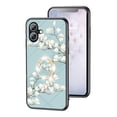 thumbnail image 1 of Compatible with iPhone 16 Plus Rotatable Ring Stand with Bling Glitter Diamond, Printed Case Fashion Luxury Flower Floral Pattern Slim Cover for iPhone 16 Plus 6.1 inch 2024, Gardenias, 1 of 8