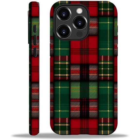 Compatible with iPhone 16 Pro Case,2-in-1 Design Back Pattern Cover Shock Absorption Soft TPU Bumper Frame Protective Case for iPhone 16 Pro for Women 6.3inch-Retro Grid