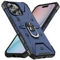 thumbnail image 1 of Compatible for iPhone 16 Pro Case, Military Grade Shockproof Rugged Heavy Duty Protective Durable Phone Cover with Built-in Rotating Ring Kickstand for iPhone 16 Pro, Darkblue, 1 of 8