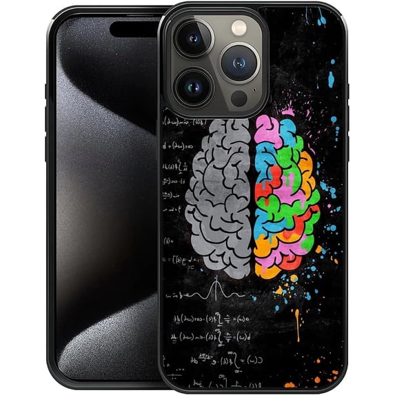 Compatible with iPhone 16 Pro Case, Pattern Design Hard PC Back Cover ...