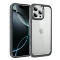 thumbnail image 1 of Compatible with iPhone 16 Pro Clear Phone Case,Drop Protection Anti-fall Rugged Heavy Duty Shockproof Military Protective Tough Durable Transparent Phone Case Cover,Gray, 1 of 7