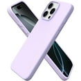 thumbnail image 1 of Compatible with iPhone 16 Pro Max Case 6.9", Slim Liquid Silicone 3 Layers Soft Gel Rubber Shockproof Protective Case with Anti-Scratch Microfiber Lining-Pastel Lilac, 1 of 13